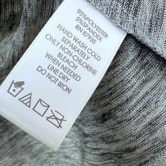 SUSAN GRAVER Silver Metallic Cardigan Size XL Stretch Liquid Knit Evening Top - Picture 8 of 8